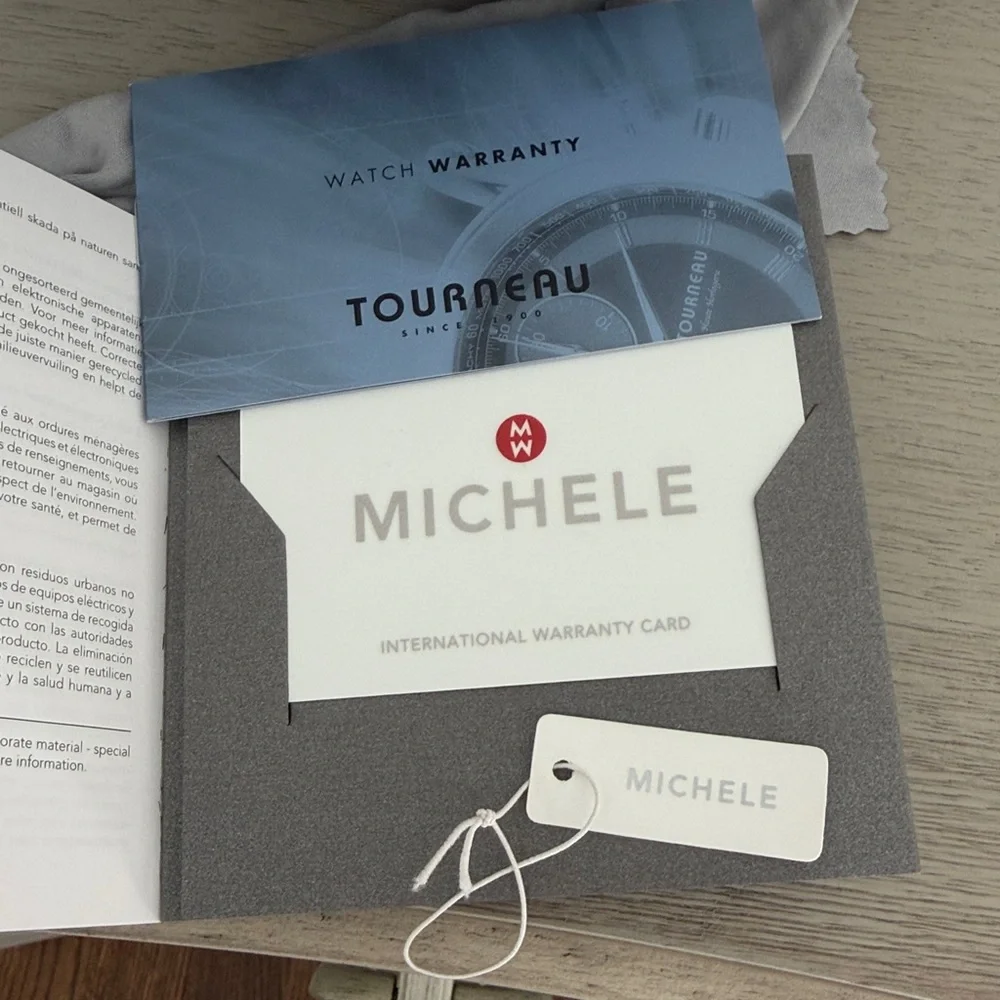 Michele Serein 28MM Gold Diamond Watch - Picture 9 of 10